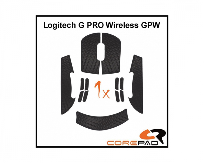 Corepad Grips Logitech G Pro Wireless - Musta