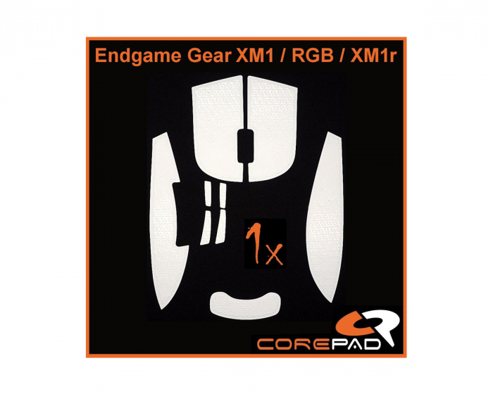 Corepad Grips Endgame Gear XM1/XM1 RGB/XM1r/XM2w - Valkoinen