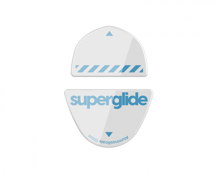 Superglide Glass Skates Logitech G303 Shroud Edition - Valkoinen