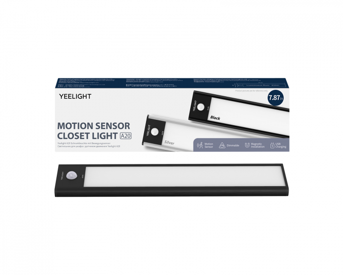 Yeelight Night Light Motion Sensor Closet Light A20 - Musta