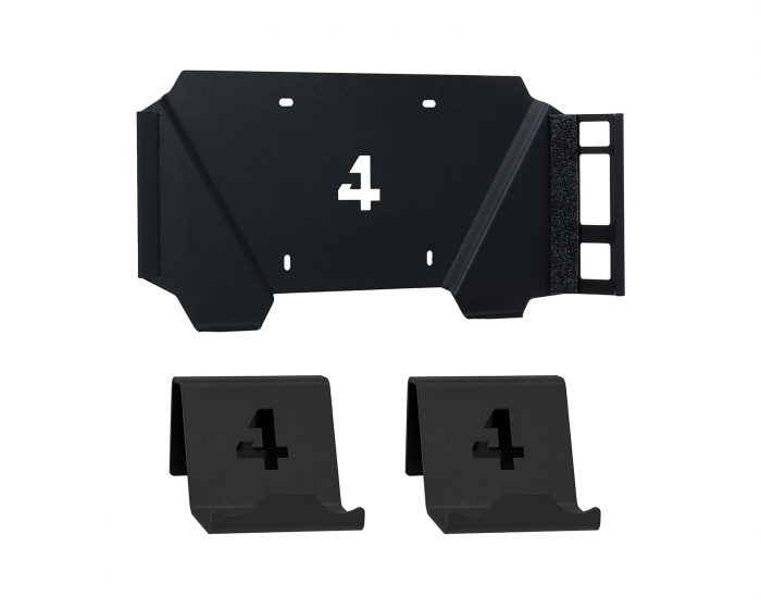 4mount Seinäteline Bundle for PS4 Pro - Musta