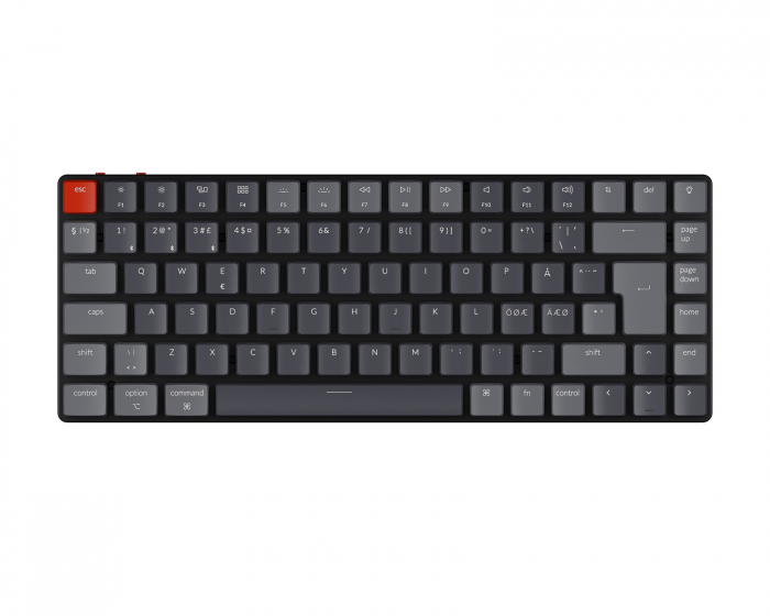 Keychron K3 V2 RGB Low Profile Hotswap Langaton Pelinäppäimistö [Keychron Optical Red]