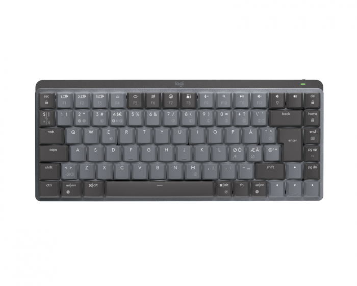 Logitech MX Mechanical Mini Langaton Näppäimistö [Tactile Quiet] - Graphite