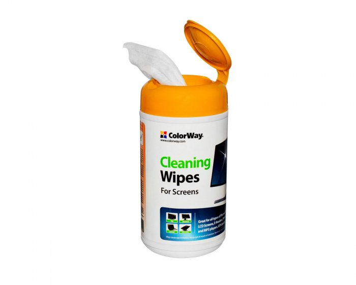 Colorway Cleaning Wipes 100 kpl - näytönpuhdistusliinat