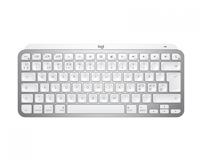 Logitech MX Keys Mini Wireless Keyboard - Langaton Näppäimistö - Pale Grey