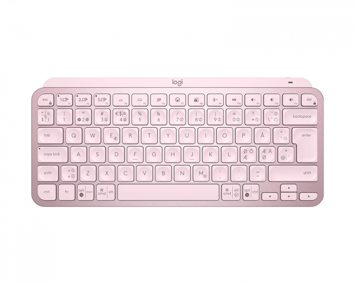 Logitech MX Keys Mini Wireless Keyboard - Langaton Näppäimistö - Rose