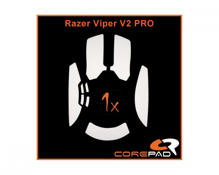 Corepad Soft Grips Razer Viper V2 Pro Wireless - Valkoinen
