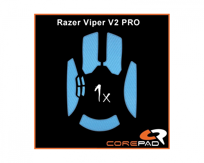 Corepad Soft Grips Razer Viper V2 Pro Wireless - Sininen