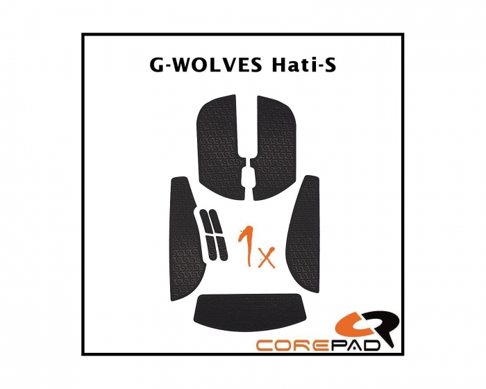 Corepad Soft Grips G-Wolves Hati S Mini - Punainen