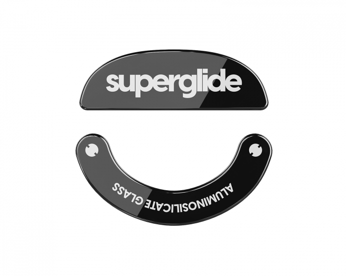 Superglide Glass Skates Type-S Pulsar X2 Series - Musta