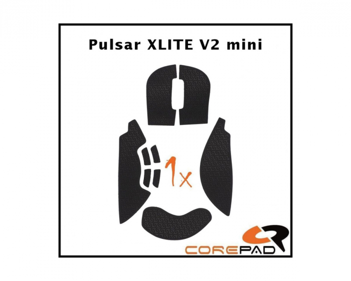 Corepad Soft Grips Pulsar Xlite V2 mini Wireless - Musta