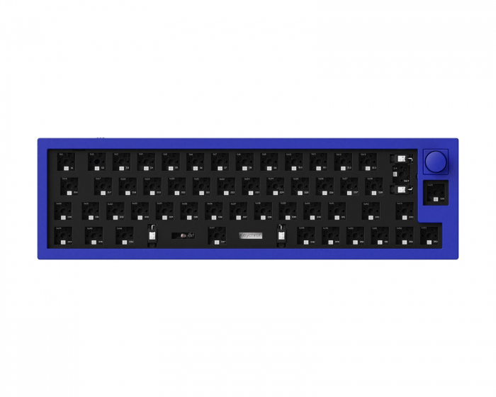 Keychron Q9 QMK 40% ISO Barebone Knob Version RGB Hot-Swap - Sininen