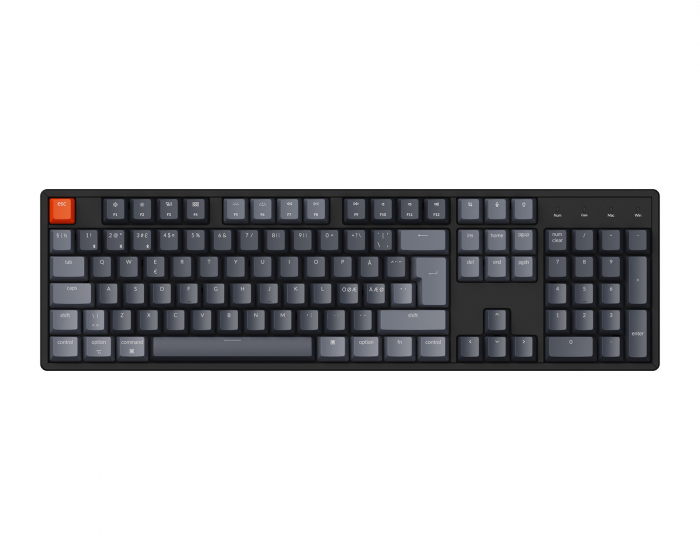 Keychron K10 RGB Full-Size Alumiini Hotswap Langaton Pelinäppäimistö [Gateron G Pro Red]