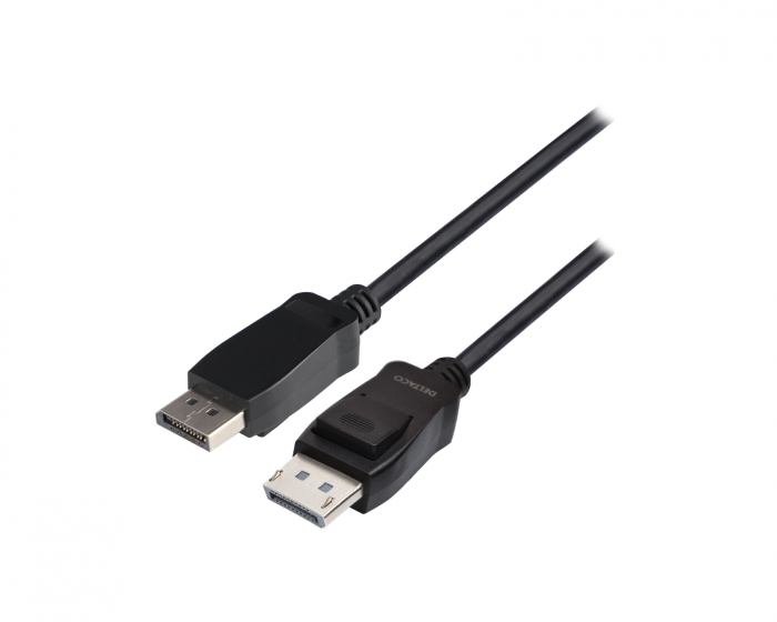 Deltaco LSZH DisplayPort Kaapeli 8K Musta (3 metriä)