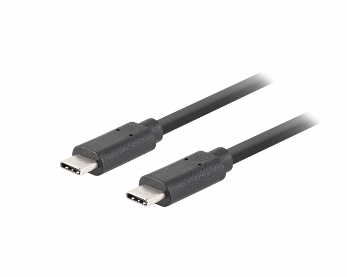 Lanberg USB-C Kaapeli 3.1 Gen 2 (10GB/s) PD100W Musta - 1m
