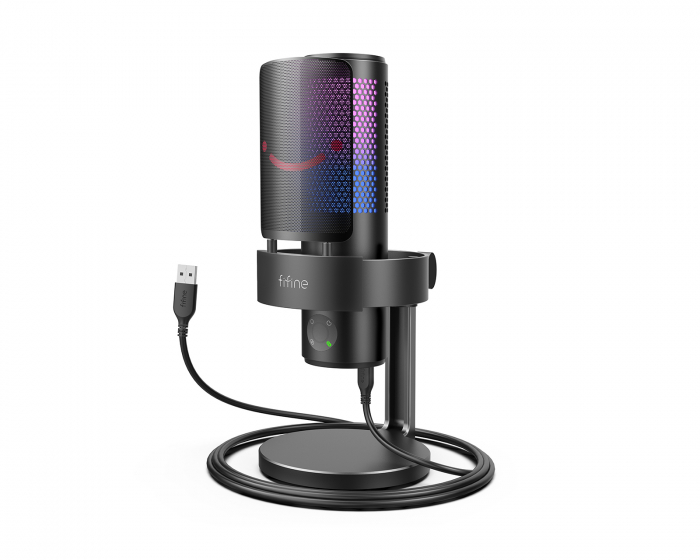 Fifine AMPLIGAME A9 USB Mikrofoni RGB - Musta