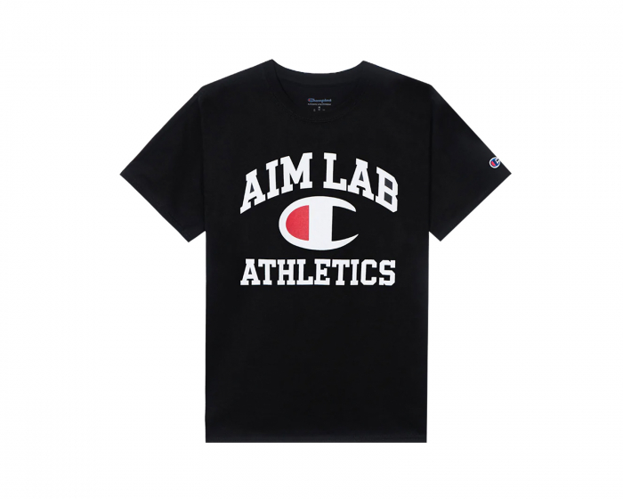 Aim Lab x Champion - Musta T-Shirt - Large