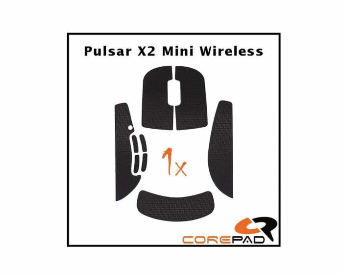 Corepad Soft Grips Pulsar X2 Mini / X2V2 Mini Wireless - Musta