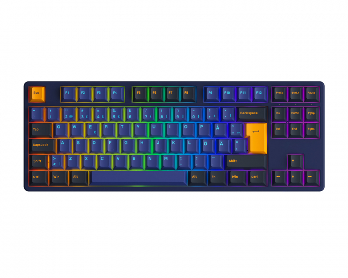 Akko 5087S Horizon ISO TKL Pelinäppäimistö [Akko CS Rose Red]
