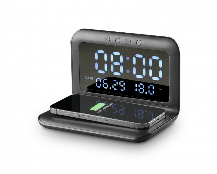 Cellularline Smart Clock - Wireless herätyskello langattomalla latausalustalla