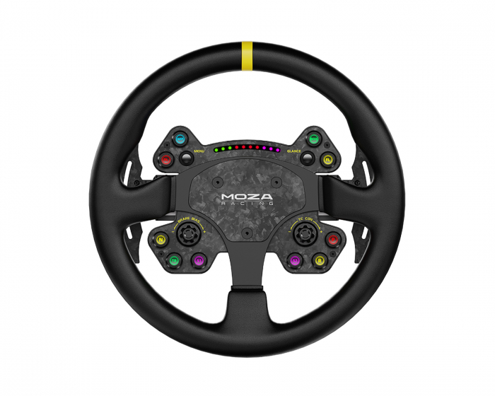 RS v2 Steering Wheel Round Leather - 33cm Rattiohjain