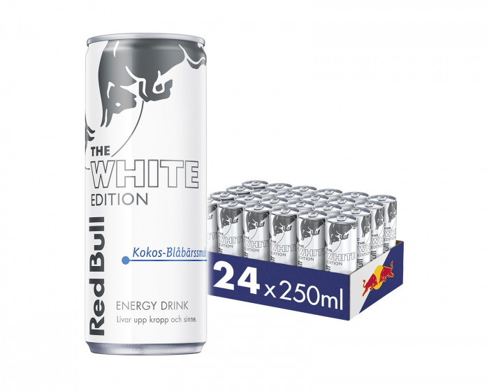 Red Bull 24x Energiajuoma, 250 ml, White Edition