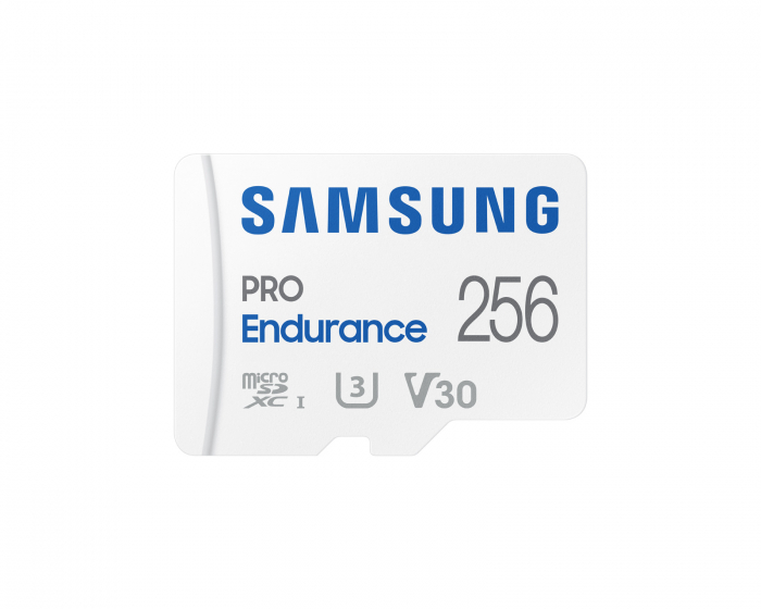 Samsung PRO Endurance microSDXC 256GB & SD Adapter - Muistikortti