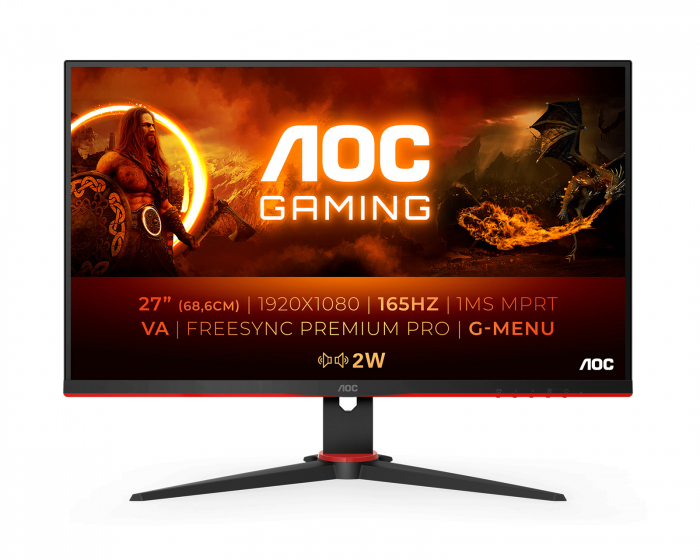 AOC 27G2SAE 27” Pelimonitori LED 165Hz 1ms VA FHD