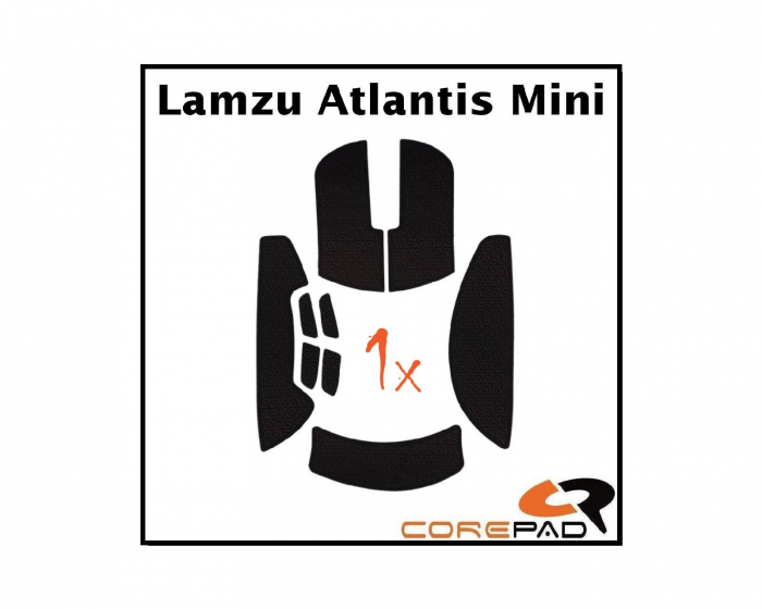 Corepad Soft Grips Lamzu Atlantis Mini - Musta
