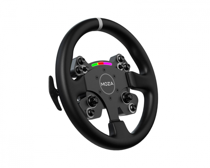 CS v2 Steering Wheel Round Leather - 33cm Rattiohjain