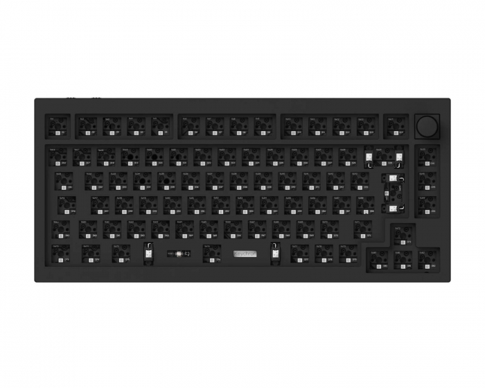 Keychron Q1 Pro QMK 75% ISO Barebone Hotswap Langaton Pelinäppäimistö - Carbon Black