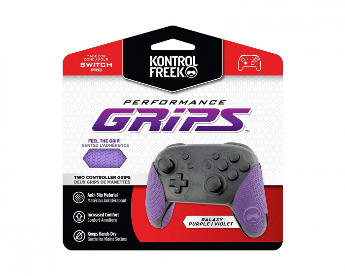 KontrolFreek Performance Grips Galaxy Purple - Switch Pro