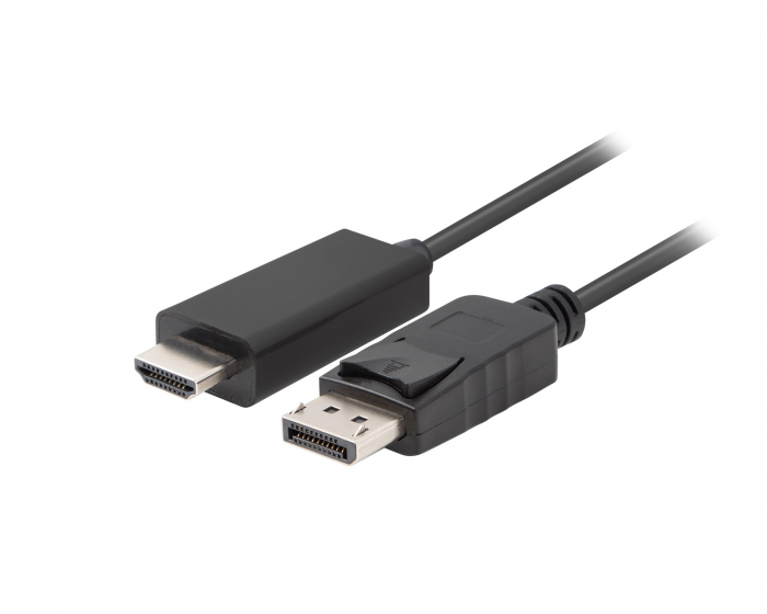 Lanberg DisplayPort - HDMI Kaapeli FHD - Musta - 3m