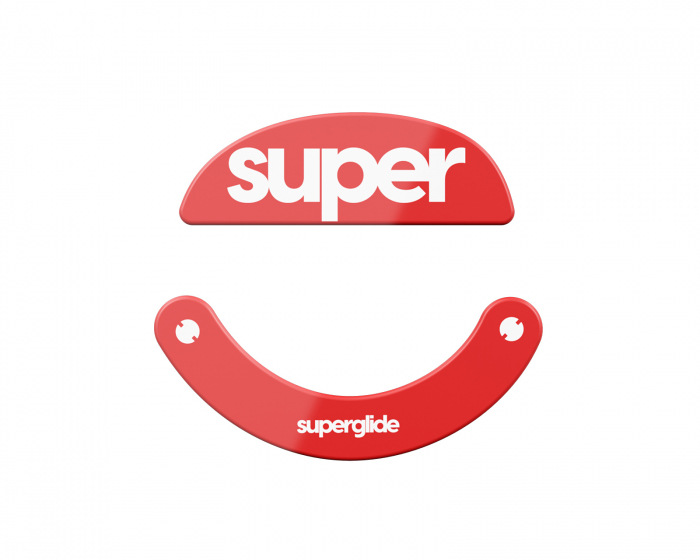 Superglide Version 2 Glass Skates varten Pulsar Xlite Series - Punainen