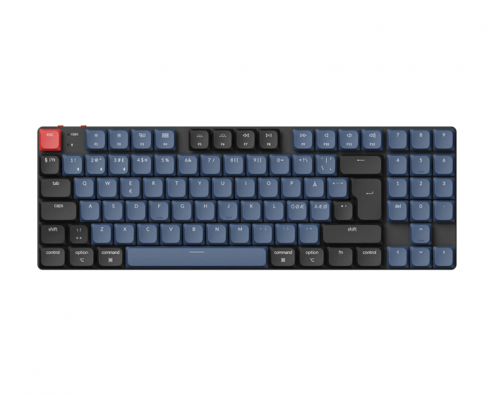 Keychron K13 Pro Low Profile Hotswap Langaton Pelinäppäimistö RGB Aluminium [Gateron G Pro Red]