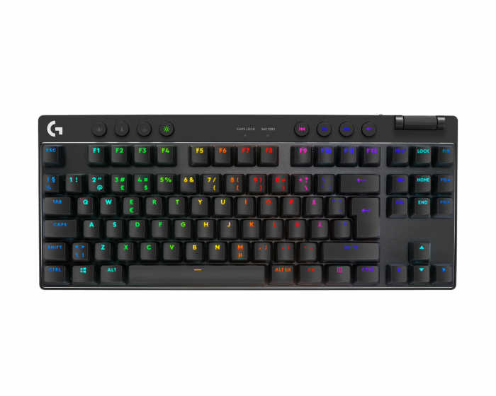 Logitech G PRO X TKL Lightspeed Gaming Näppäimistö [GX Red Linear] - Musta