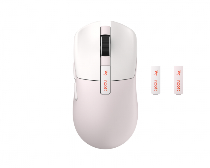 Ironcat Incott HPC01M Wireless Pelihiiri - vaaleanpunainen/valkoinen