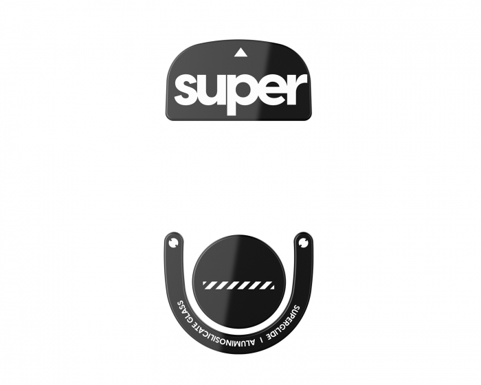 Superglide Version 2 Glass Skates Logitech G Pro X Superlight 2 - Musta Hiiren Tassut