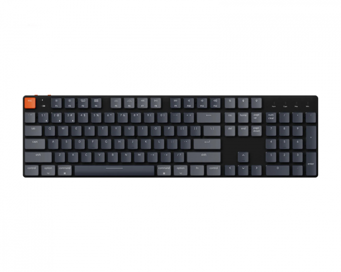 Keychron K5 SE Low Profile Hotswap Langaton Pelinäppäimistö RGB Aluminum [K Optical Red]