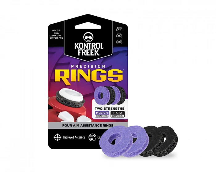 KontrolFreek Precision Rings - (Musta/Purppura)