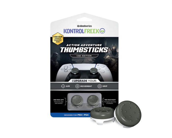KontrolFreek CQC Grey Thumbsticks - (PS5/PS4)