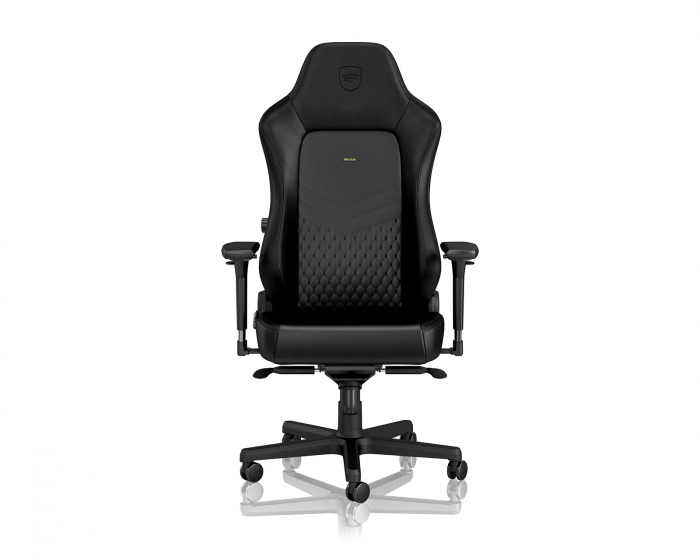 noblechairs HERO Real Leather - Musta / Musta