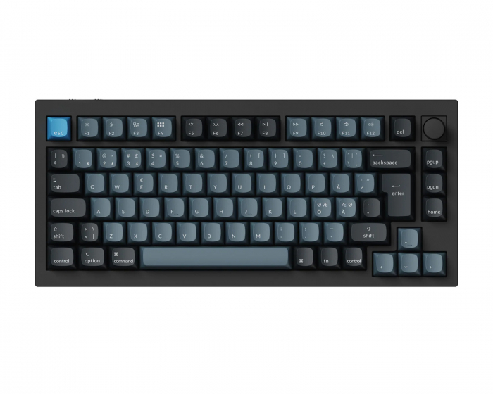 Keychron Q1 Pro QMK 75% RGB Knob Hotswap Langaton Pelinäppäimistö - Black [K Pro Red]