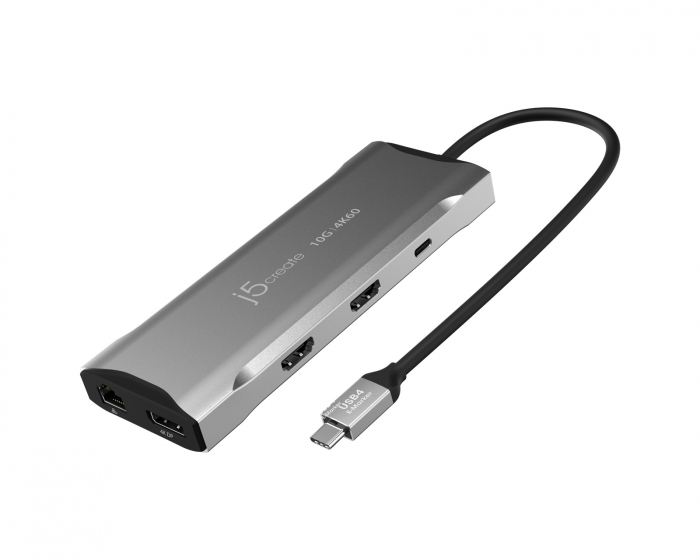 j5create 4K60 Elite USB-C Triple-Monitor 10Gbps Mini Dock