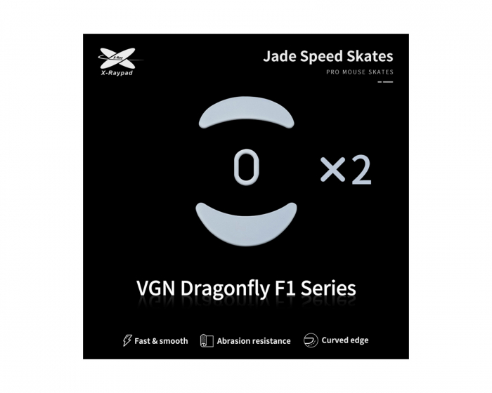 X-raypad Jade Mouse Skates VGN DragonFly F1 - Hiiren Tassut