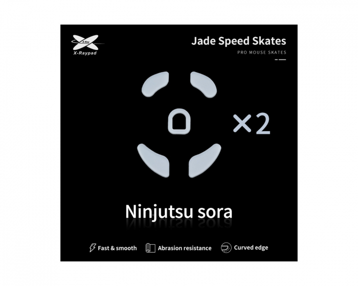 X-raypad Jade Mouse Skates Ninjutso Sora - Hiiren Tassut