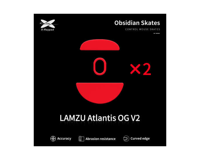 X-raypad Obsidian Mouse Skates Lamzu Atlantis OG V2 - Hiiren Tassut