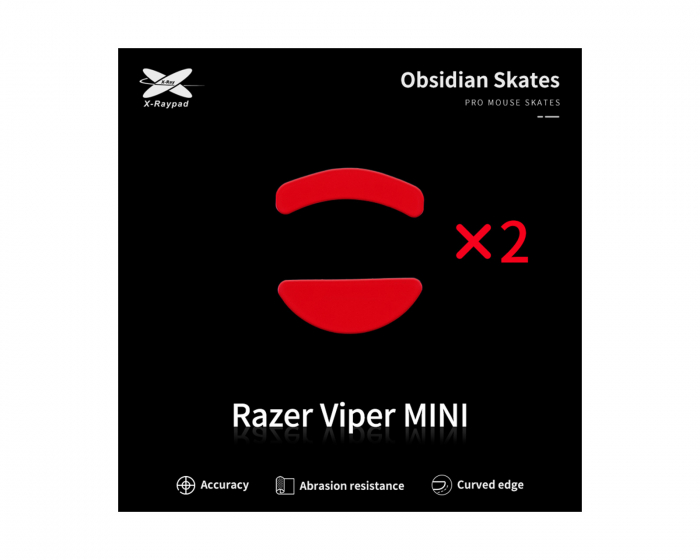 X-raypad Obsidian Mouse Skates Razer Viper Mini - Hiiren Tassut