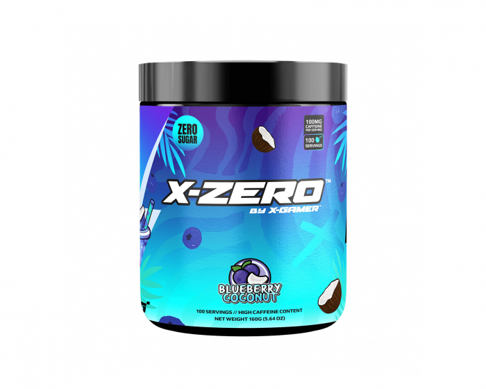 X-Gamer X-Zero Blueberry & Coconut - 100 Servings