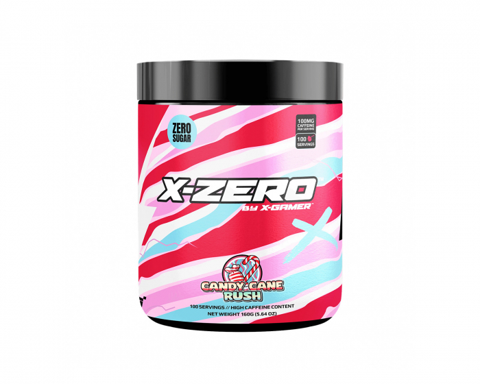 X-Gamer X-Zero Candy Cane Rush - 100 Servings